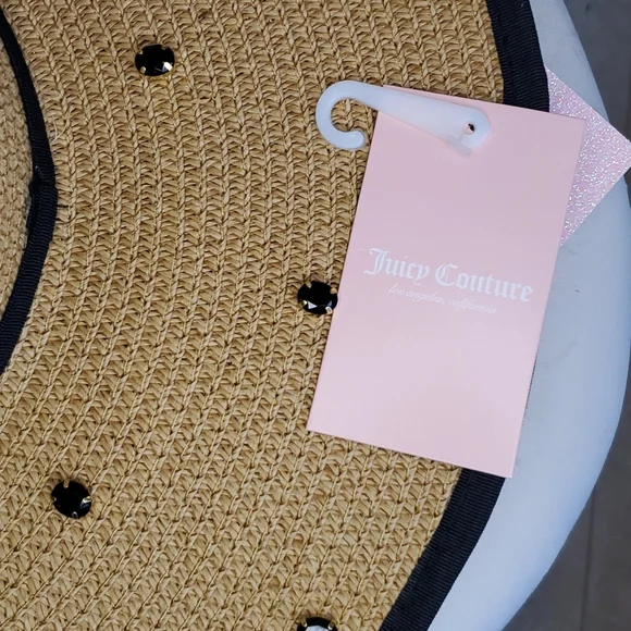 Juicy Couture ❤️NWT❤️ Wide Brimmed Jeweled Hat!❤️❤️❤️ - Picture 3 of 13